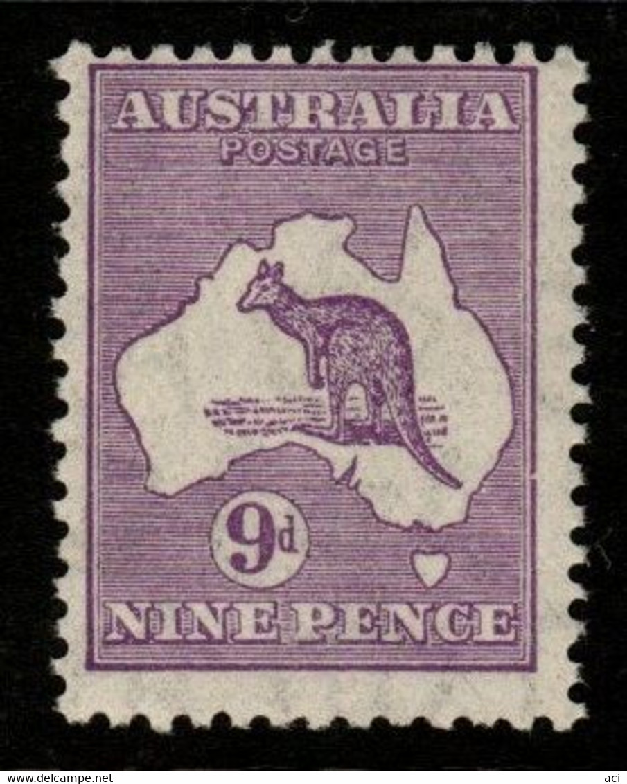 Australia SG 133  1931-47  C Of A Wtmk Kangaroo,9d Violet,Mint Never Hinged - Ungebraucht