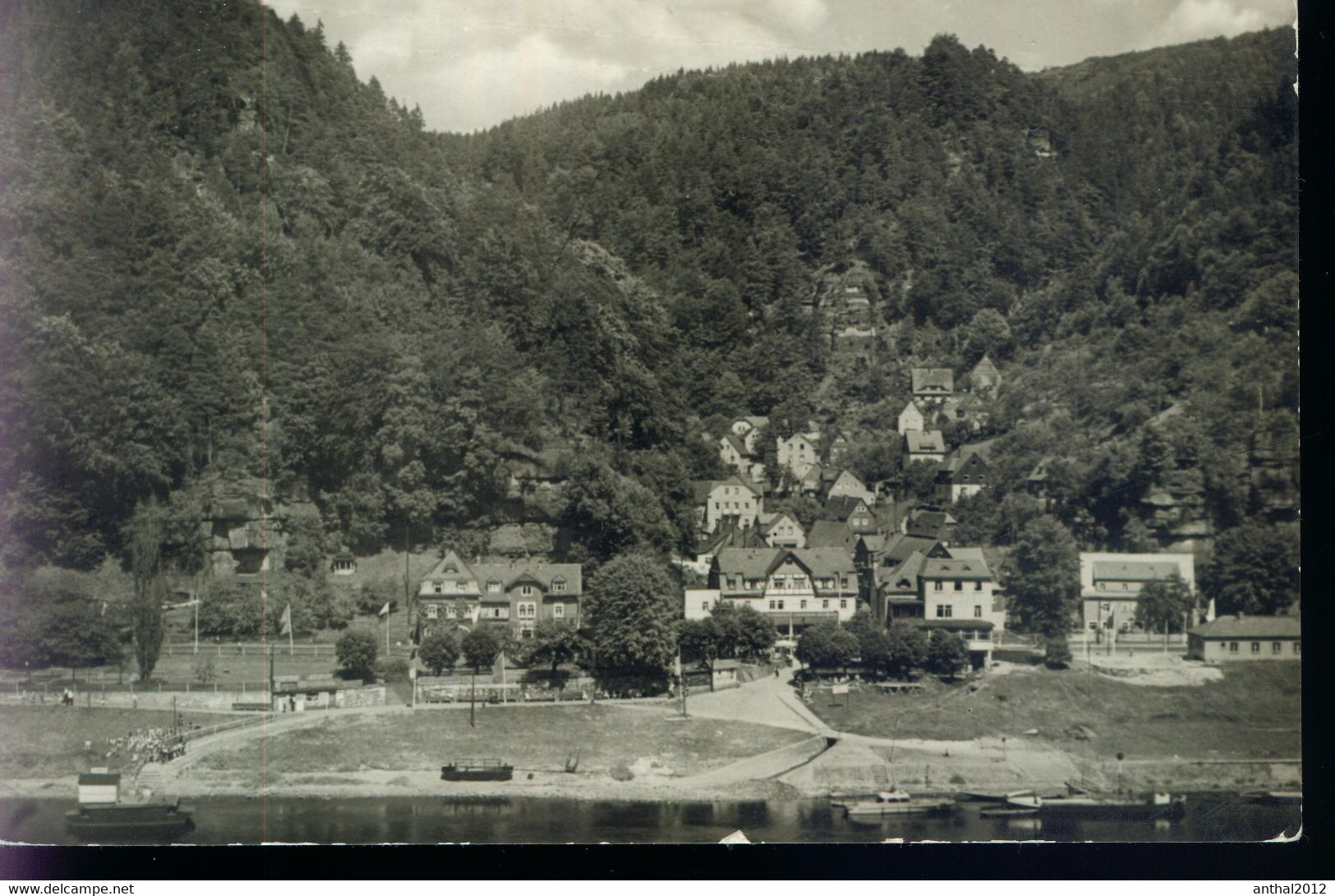 Rarität Dampferanlegestelle Schmilka Wohnhäuser 16.10.1959 Bild Und Heimat - Schmilka