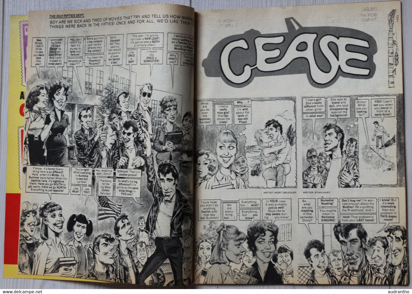 Ancien Magazine MAD N°205 Mars 1979 GREASE En Anglais - Autres Éditeurs