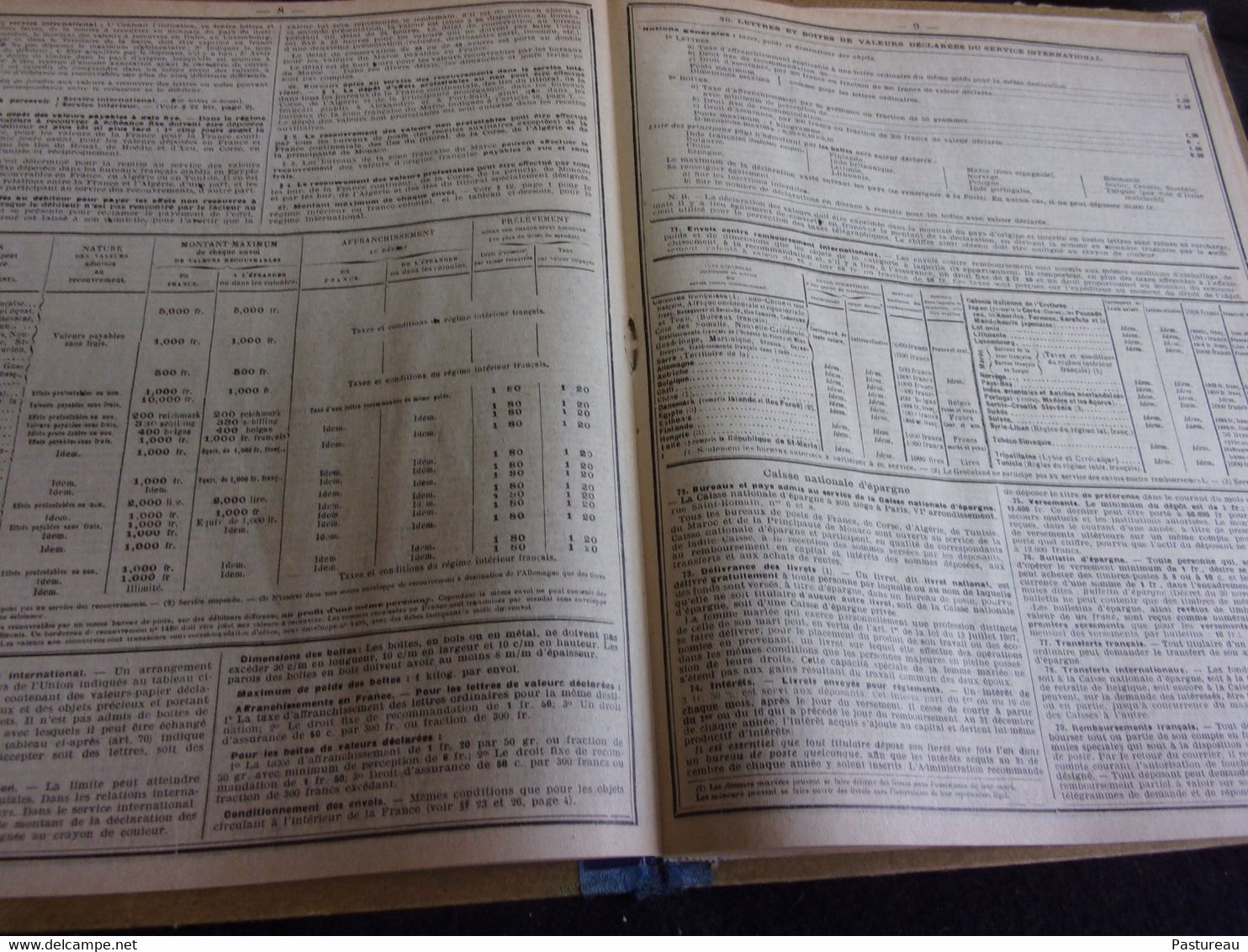 Calendrier 1929. Département d' Eure et Loir .4 Faces carton et 22 pages intérieures .La Vierge de la Belle Jardinière.