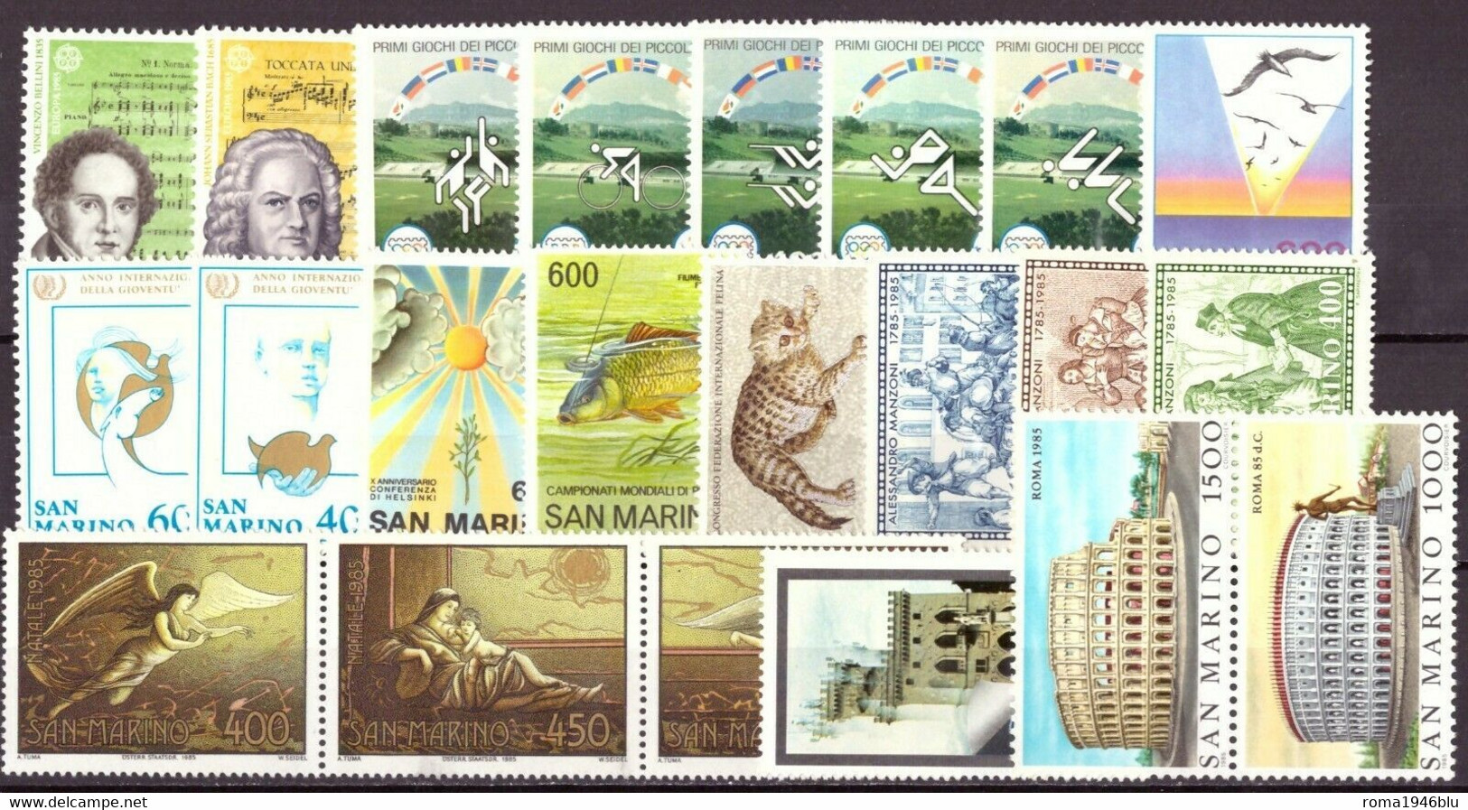 SAN MARINO 1985 ANNATA CPL.**  MNH - Années Complètes