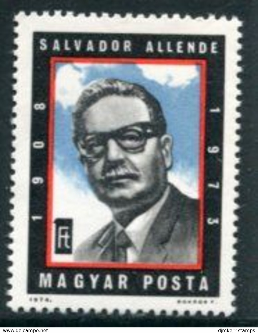 HUNGARY 1974 Allende Commemoration MNH / **.  Michel 2939 - Nuevos