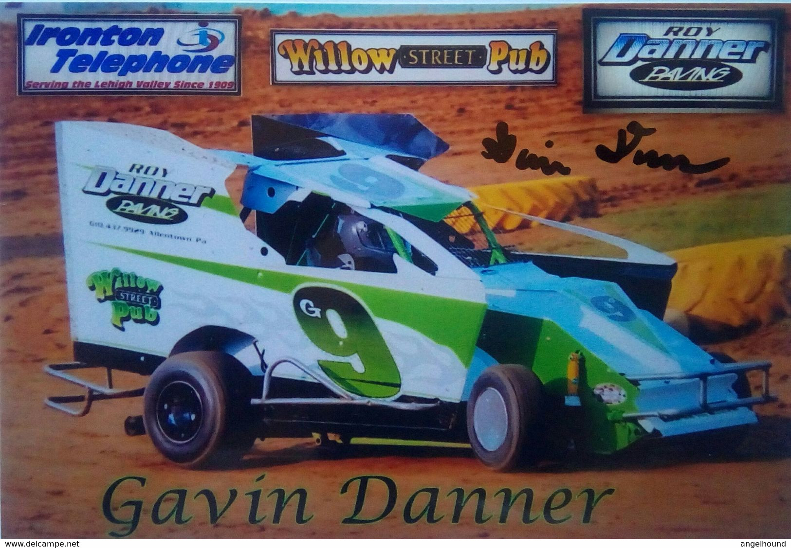 Gavin Danner ( American Race Car Driver) - Handtekening