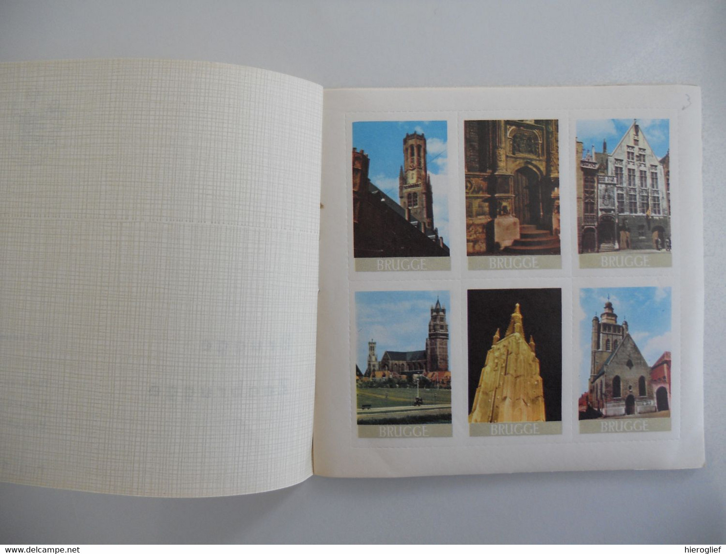 BRUGGE ZEEBRUGGE 24 Sluitzegels Timbres Vignettes Picture Stamps Vershlussmarken Kerk Halletoren Molen Markt Burg Kant - Oud