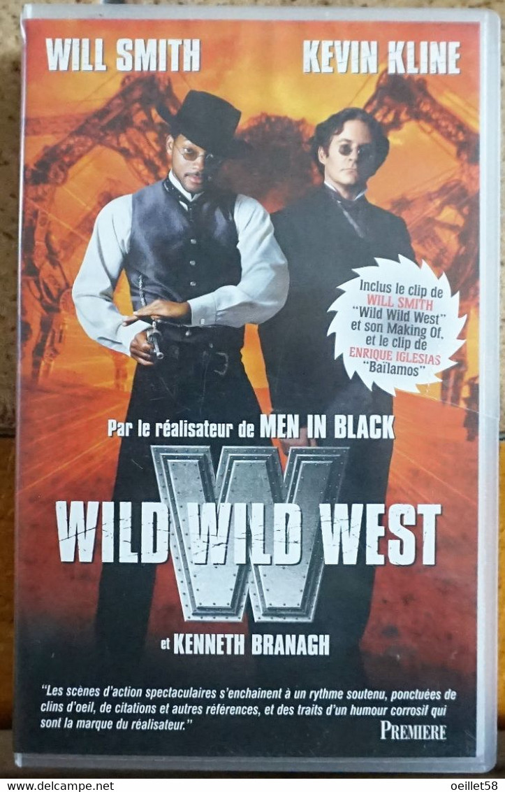 1 Cassette Vidéo VHS - Wild Wild West - Action, Aventure