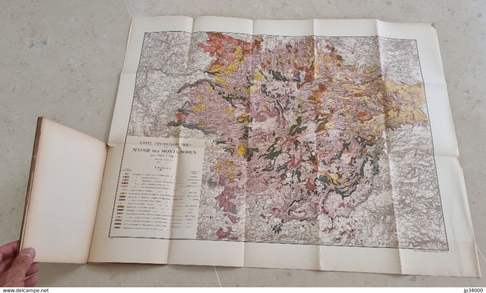 ETUDE SUR LA GEOGRAPHIE BOTANIQUE DE L'AUVERGNE. Esquisse Phytogéographique Du Massif Des Monts Dores Par A. LUQUET 1929 - Auvergne