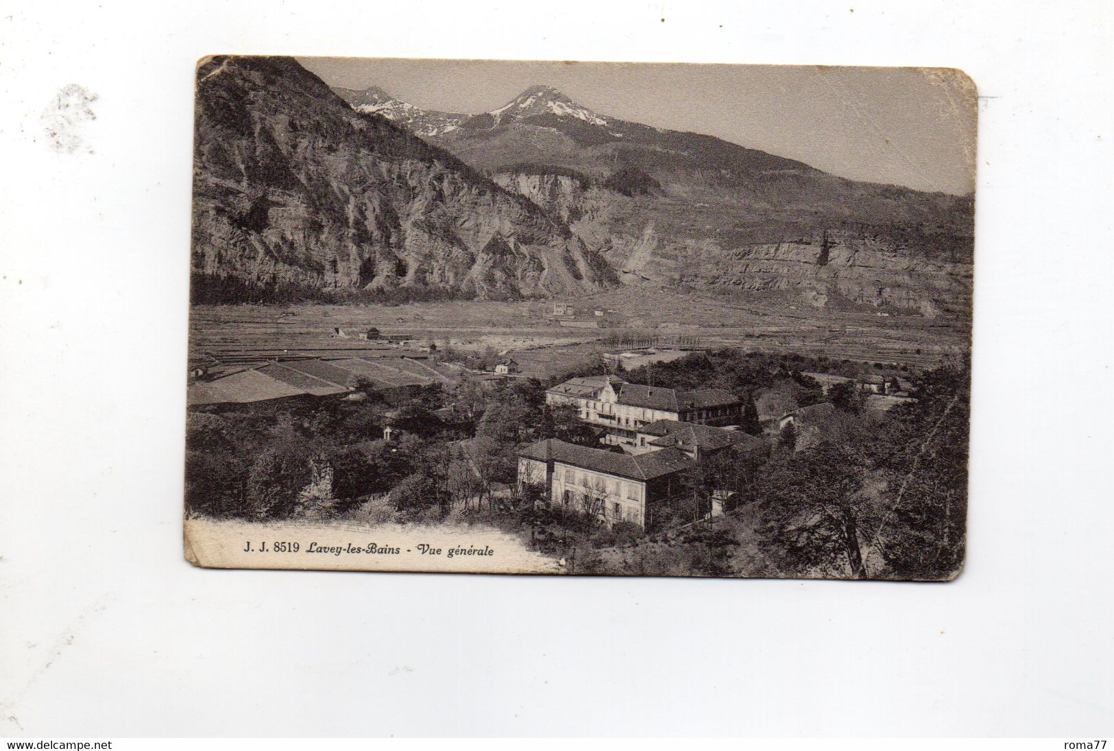 16MRC98 - SVIZZERA , Cartolina Lavey 18/9/1914 : POSTE CAMPAGNE ST. MAURICE - Abstempelungen