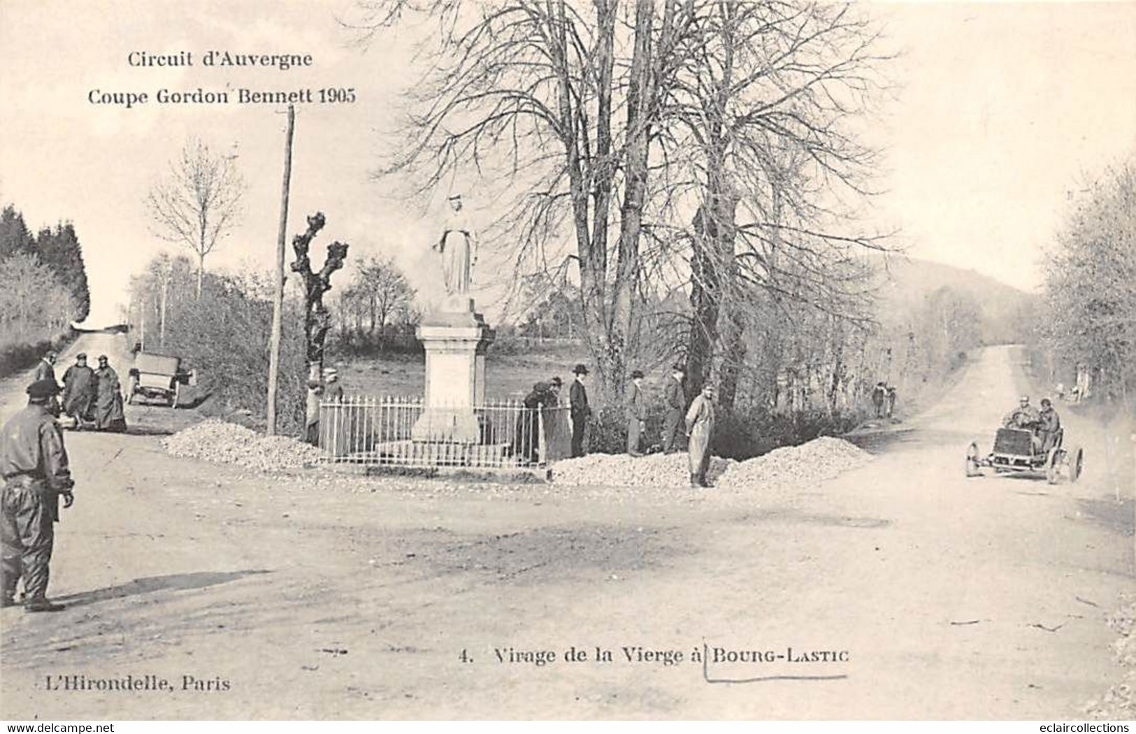 Coupe Gordon-Bennett  1905      63       Circuit D'Auvergne  Virage De La Vierge Bourg-Lastic  Hirondelle 4  (voir Scan) - Sonstige & Ohne Zuordnung