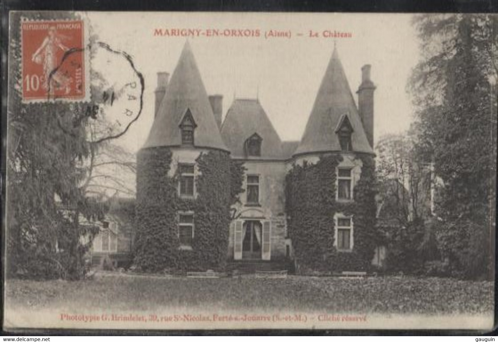 CPA - MARIGNY EN ORXOIS - Le Château - Edition G.Brindelet - Other & Unclassified