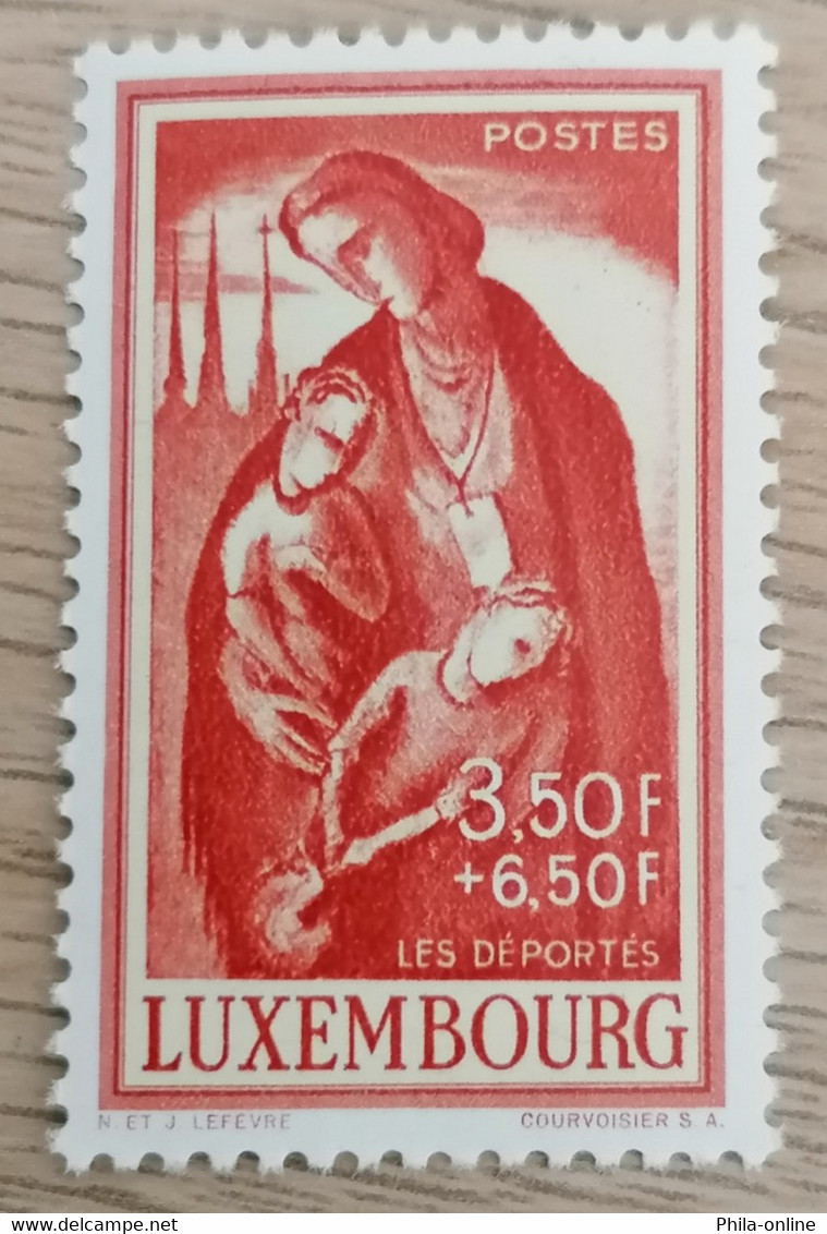 LUXEMBOURG 1946 Die Deportierten Mi 400 Yt 387b MNH ** Postfrisch - Nuevos