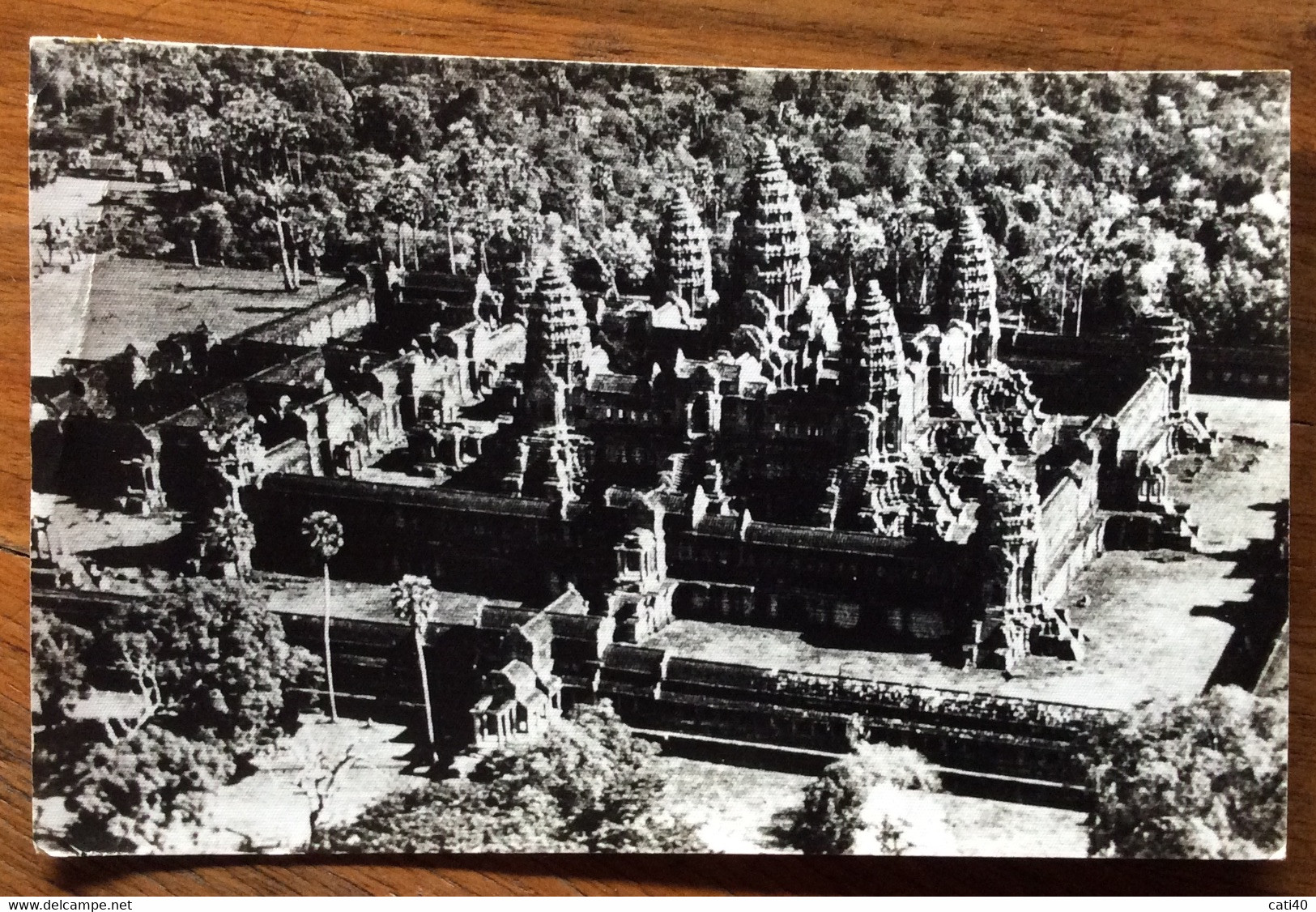 CAMBOGIA - ANGKOR  VAT VUEARIENNE -  POST CARD  With  7 C. To  FIRENZE - ITALY  - 14/8/68 - Mundo