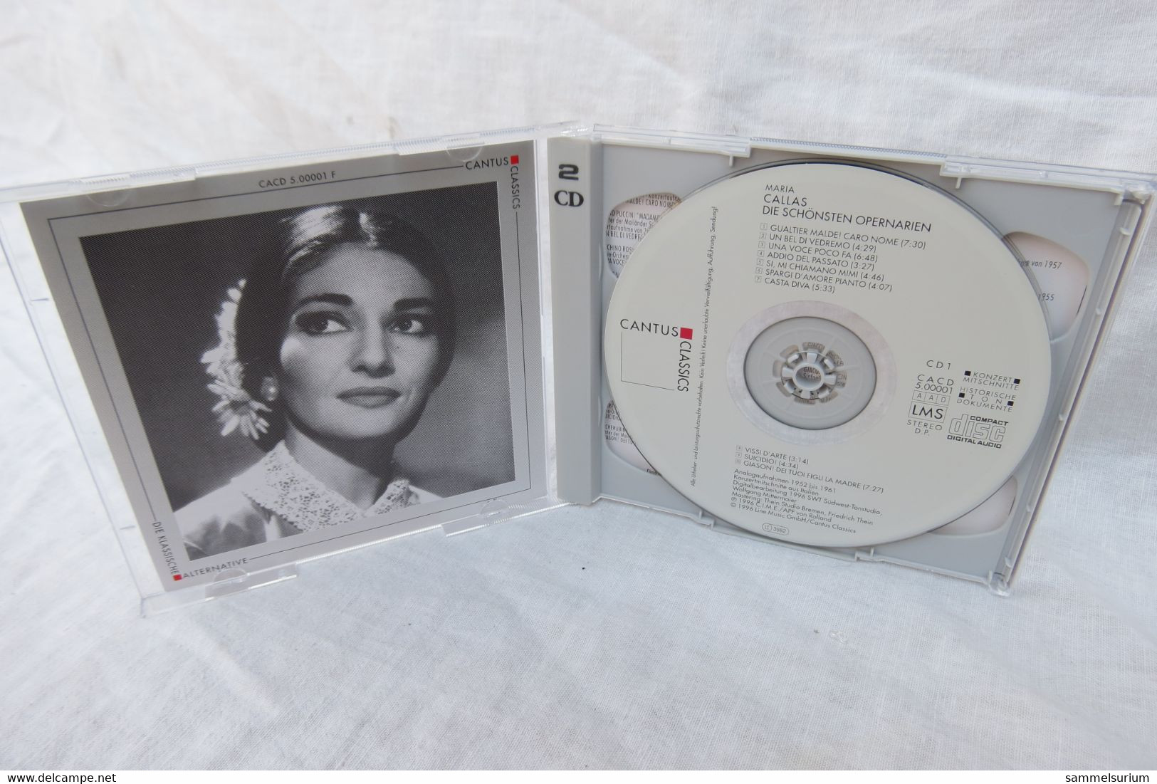2 CDs "Maria Callas" Die Schönsten Arien - Opere