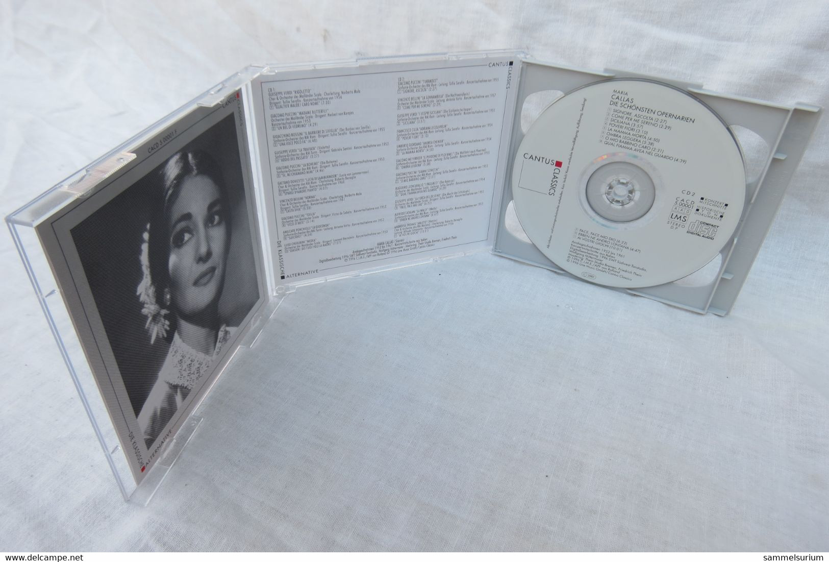 2 CDs "Maria Callas" Die Schönsten Arien - Opere