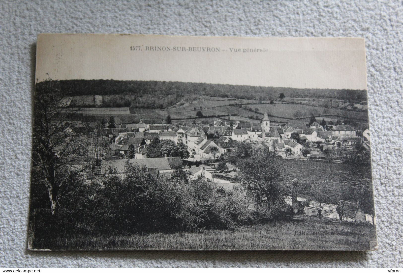 Cpa 1927, Brinon Sur Beuvron, Vue Générale, Nièvre 58 - Brinon Sur Beuvron