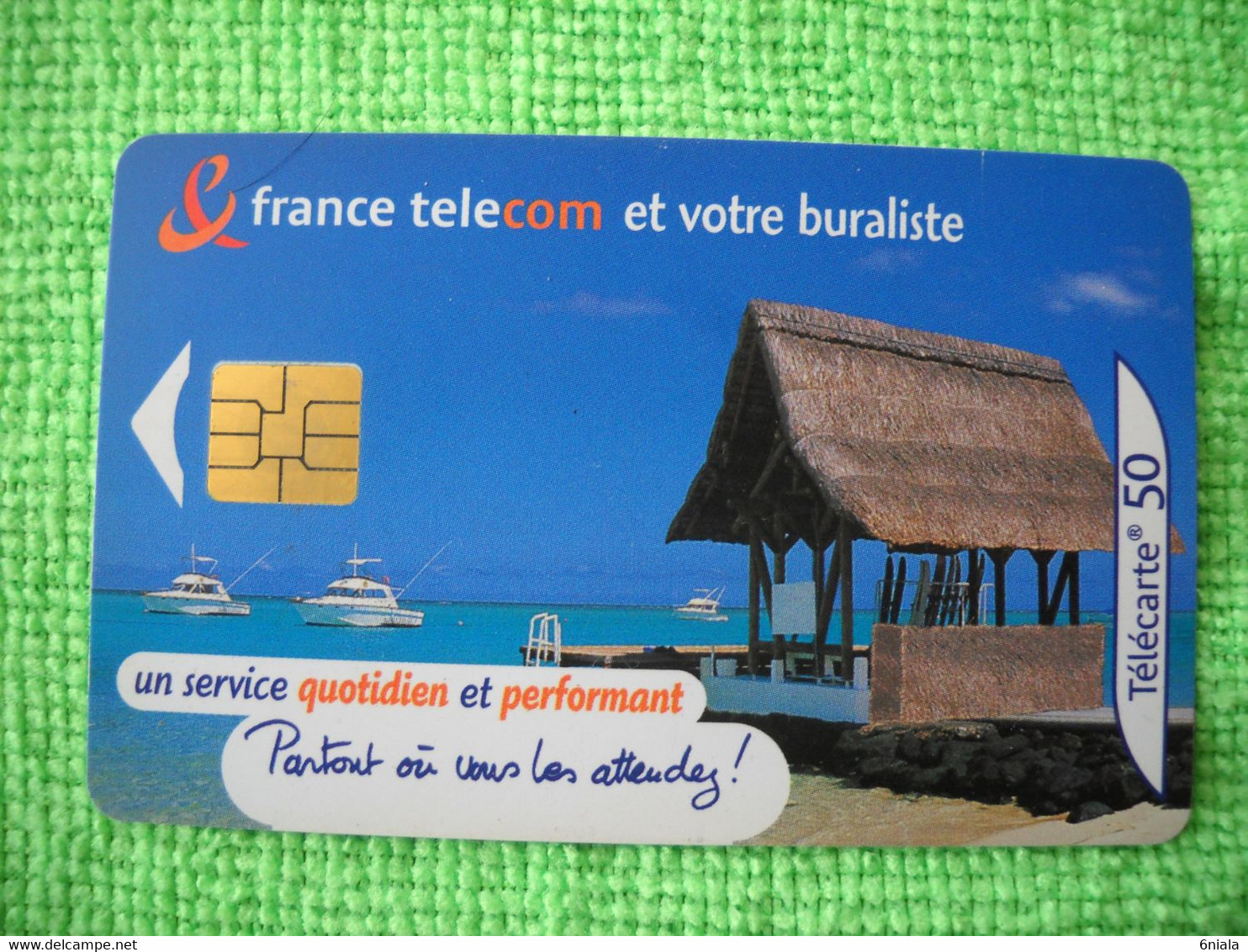 7204 Télécarte Collection France Télécom Et Votre Buraliste   Bateaux   Bateau 50 U  ( Recto Verso)  Carte Téléphonique - Opérateurs Télécom
