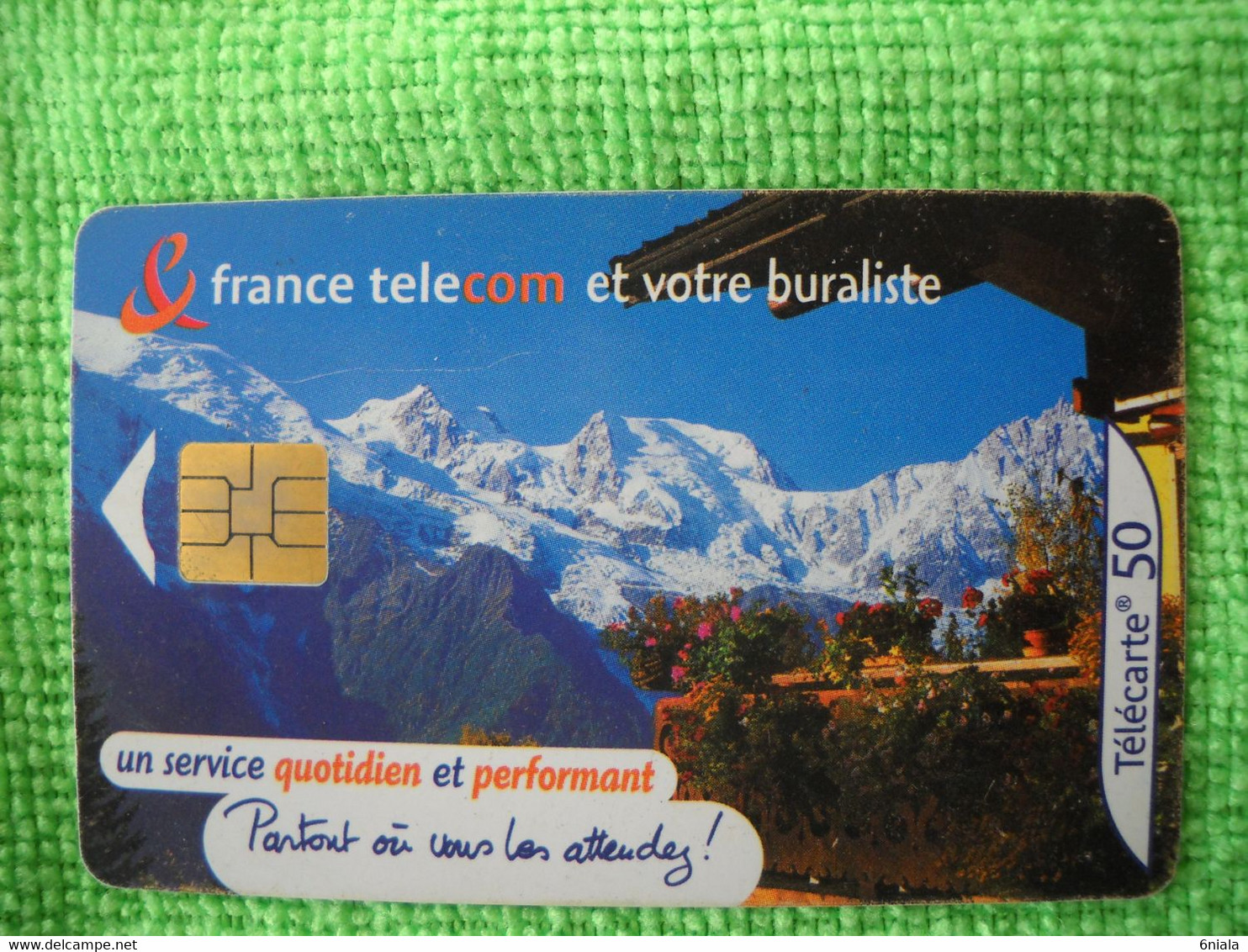 7205 Télécarte Collection France Télécom Et Votre Buraliste   Montagne  50 U  ( Recto Verso)  Carte Téléphonique - Telecom