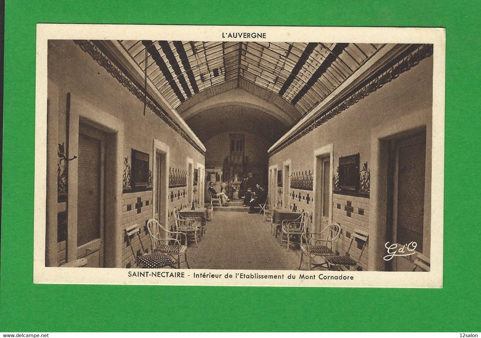 CARTES POSTALES SAINT NECTAIRE Intérieur Etablissement Hotel Du Mont Cornadore - Saint Nectaire