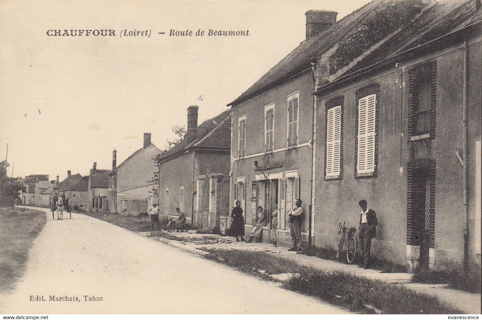 45 :  Auxy Chauffour : Route De Beaumont    ///  Ref. Juin 21  /// N° 15.976 - Autres & Non Classés
