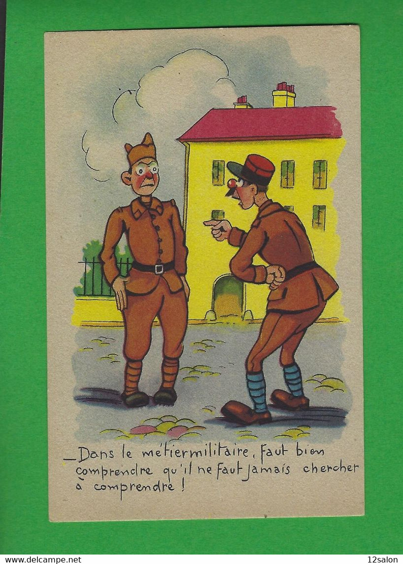 CARTES POSTALES HUMOUR MILITAIRE BIDASSE - Humour