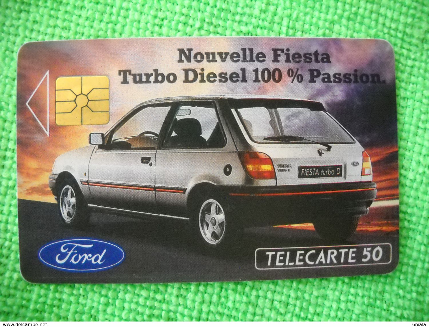 7219 Télécarte Collection FORD FIESTA TURBO DIESEL  50 U  ( Recto Verso)  Carte Téléphonique - Automobili