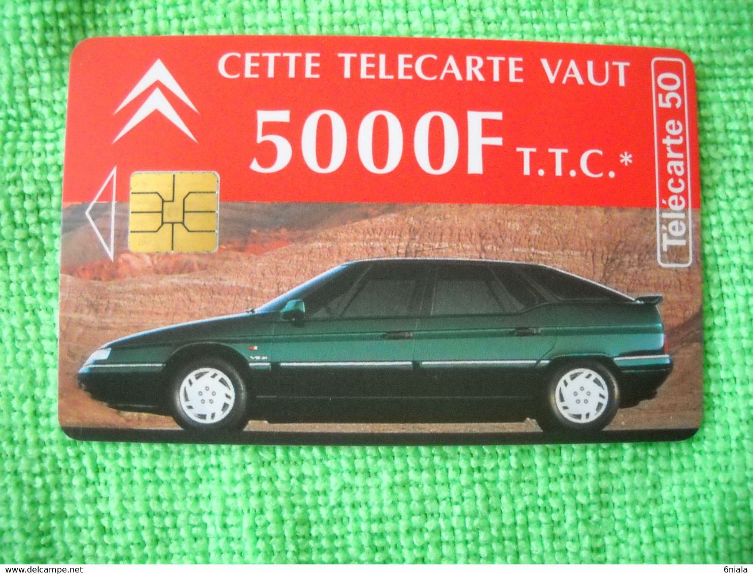 7222 Télécarte Collection CITROEN  5 000 F  50 U  ( Recto Verso)  Carte Téléphonique - Automobili