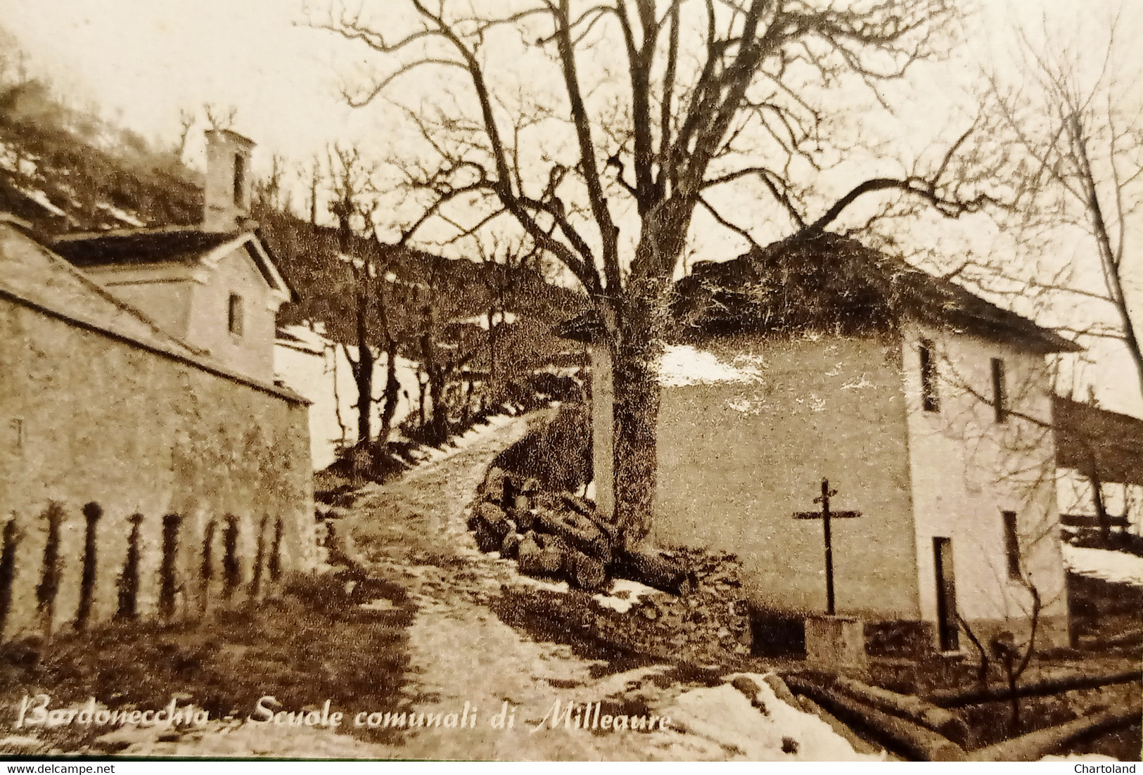 Cartolina - Bardonecchia - Scuole Comunali - 1930 Ca. - Andere & Zonder Classificatie