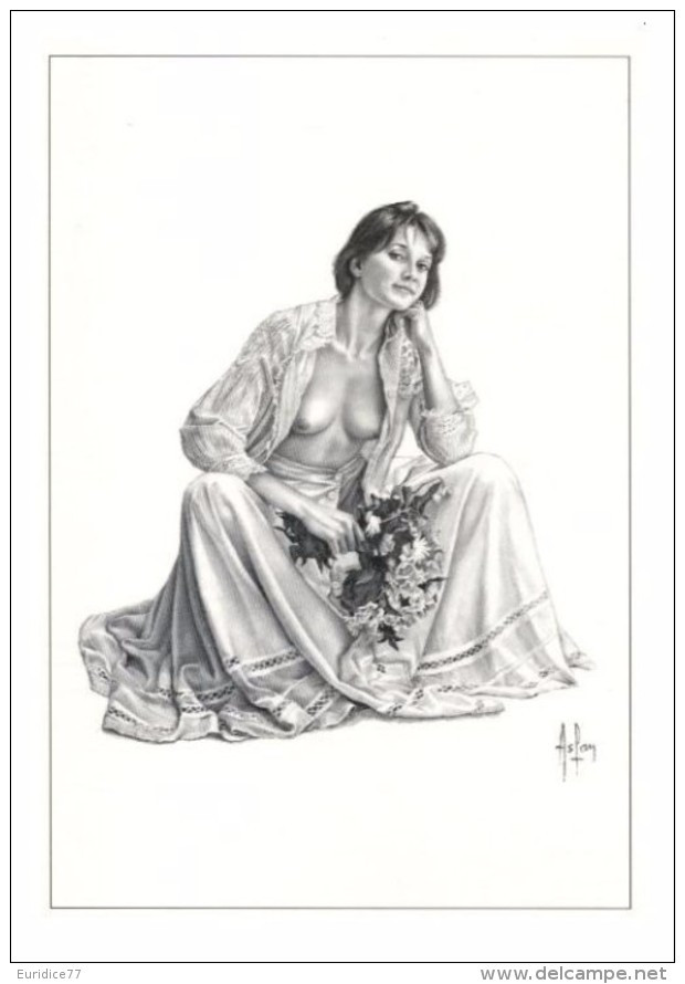 Aslan - Carte Postale érotique - Sexy Nude Nº 4 Sophie, Limited Edition - Size: 15x10 Cm. Aprox. - Aslan
