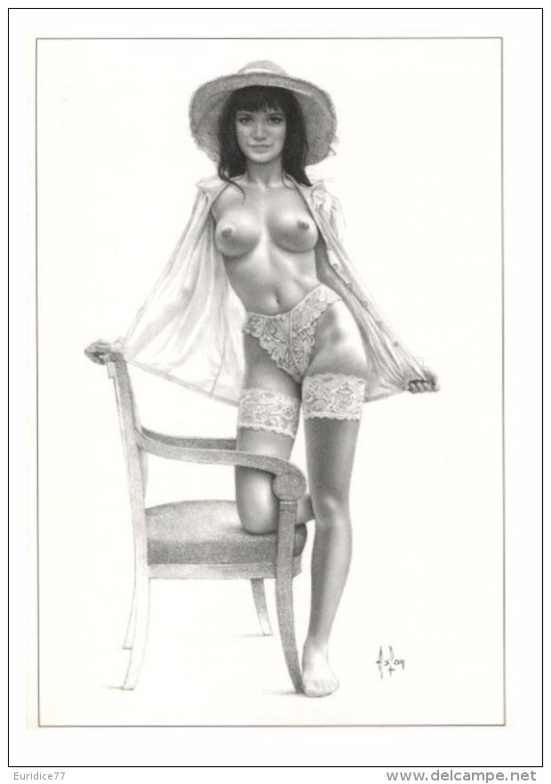 Aslan - Carte Postale érotique - Sexy Nude Nº 20 Maude, Limited Edition - Size: 15x10 Cm. Aprox. - Aslan