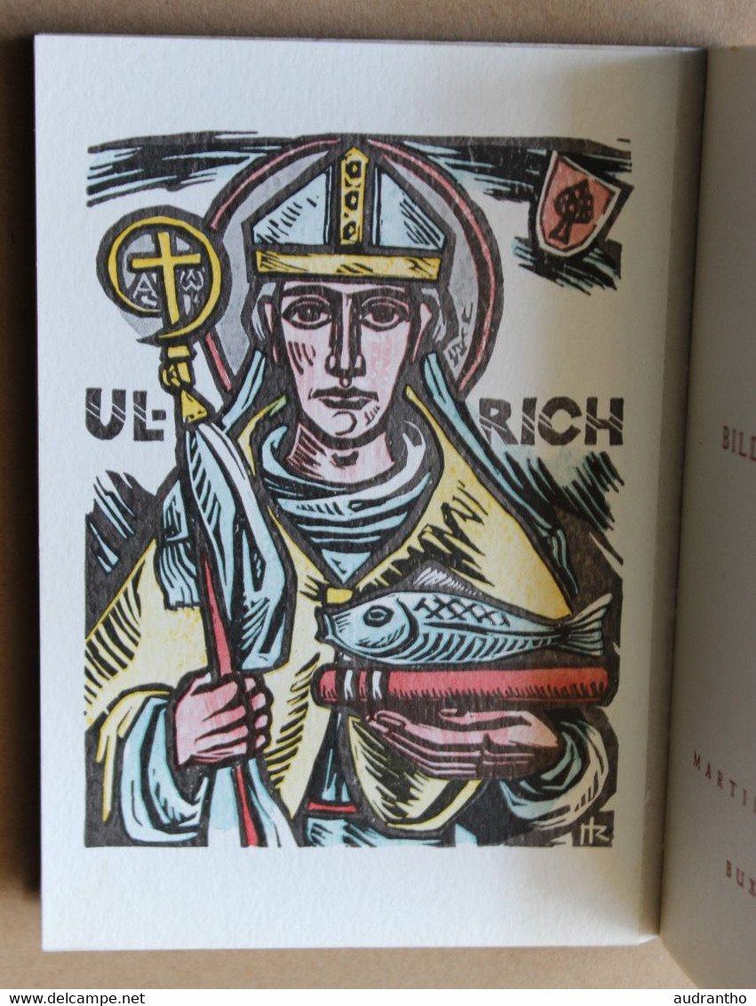 Livre Allemand ST JOSEF ST ULRICH Bild Der Heiligen Felix Herbst Martin Verlag Buxheim/Jller1956 Livret Du Christianisme - Christianisme