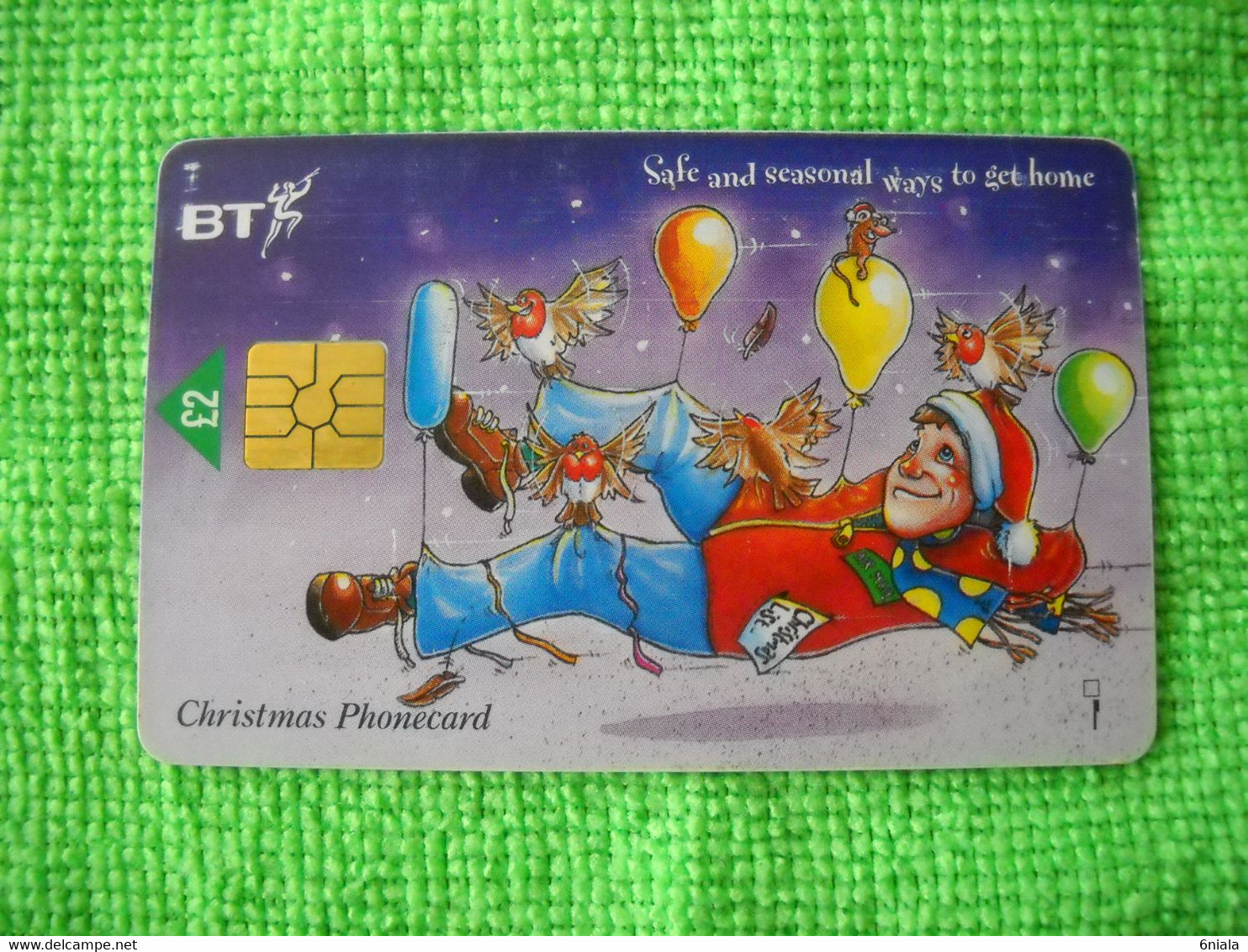 7235 Télécarte Collection Christmas Père Noel   Cadeaux Fête Royaume Uni ( Recto Verso)  Carte Téléphonique - Natale