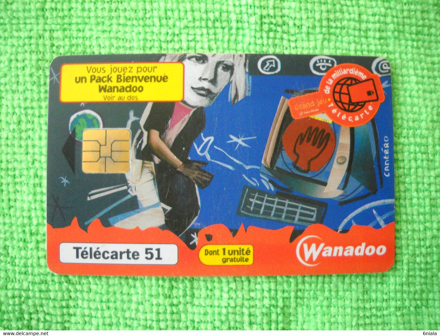 7241 Télécarte Collection WANADOO PACK BIENVENUE   51 U ( Recto Verso)  Carte Téléphonique - 1999