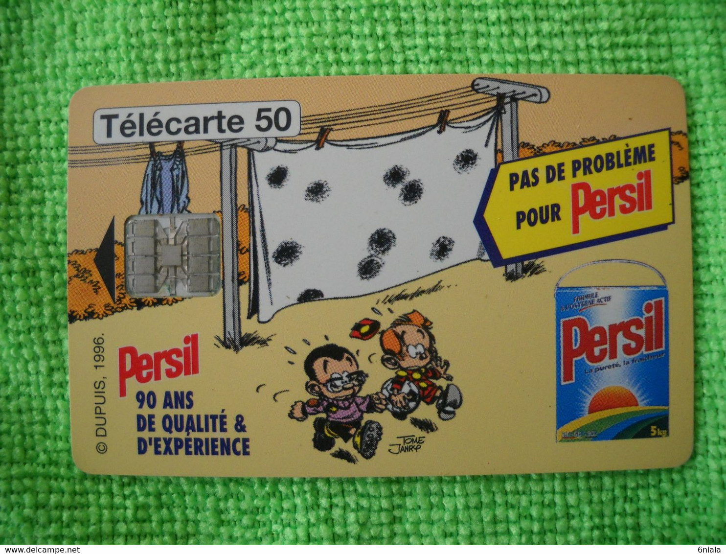 7244 Télécarte Collection PERSIL Qualité Expérience  Spirou     50 U ( Recto Verso)  Carte Téléphonique - Advertising