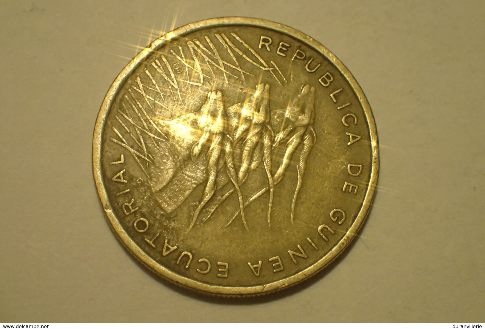 Monnaie, Equatorial Guinea, 25 Francos, 1985, Paris, - Aequatorial-Guinea