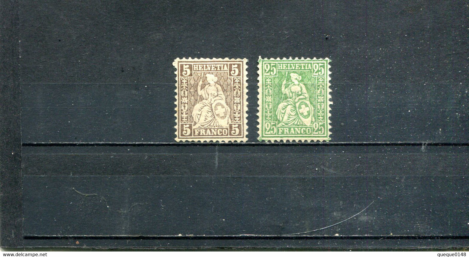 Suisse 1881 Yt 50 54 * - Unused Stamps