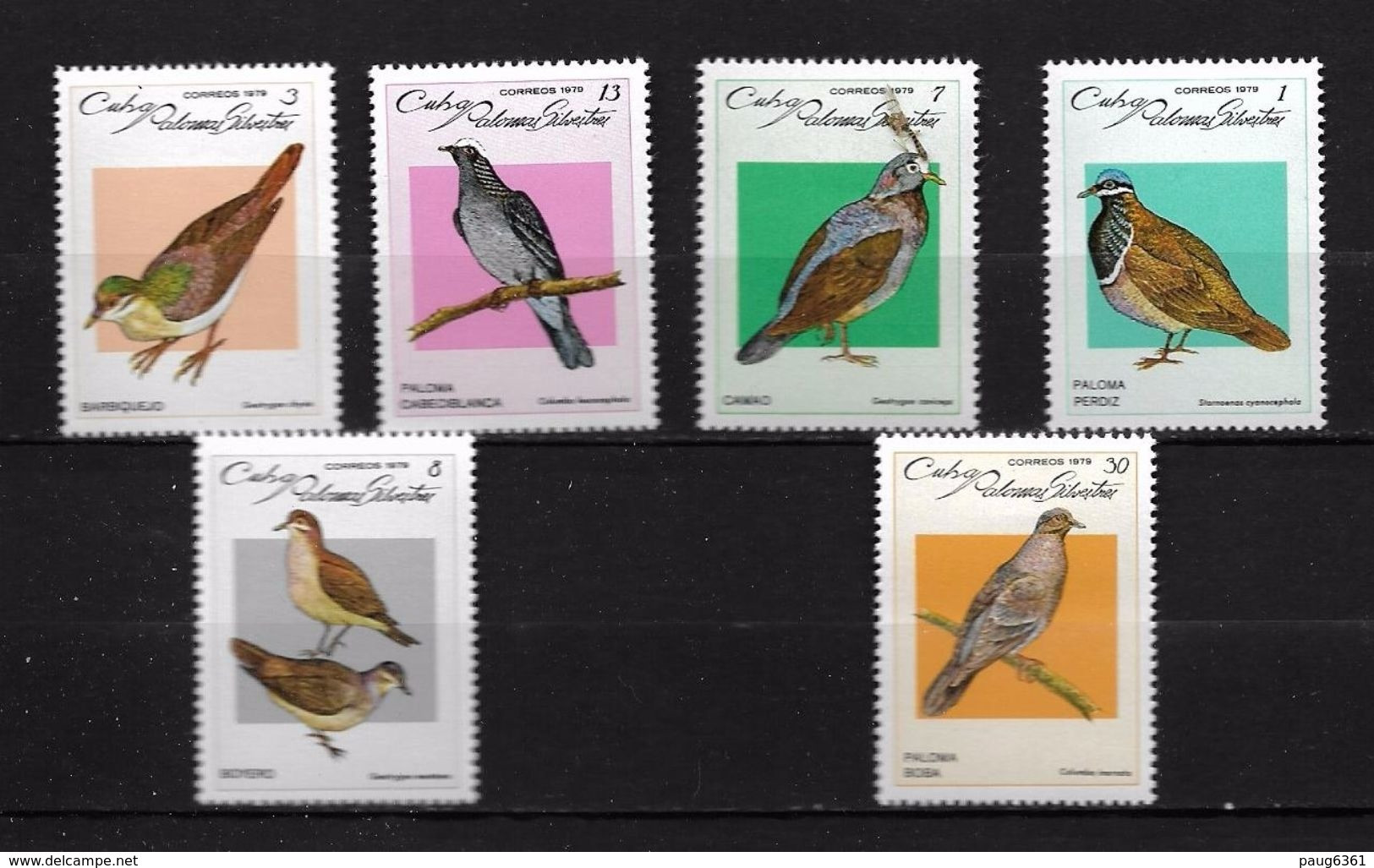 CUBA 1979 OISEAUX  YVERT N°2093/98  NEUF MNH** - Other & Unclassified