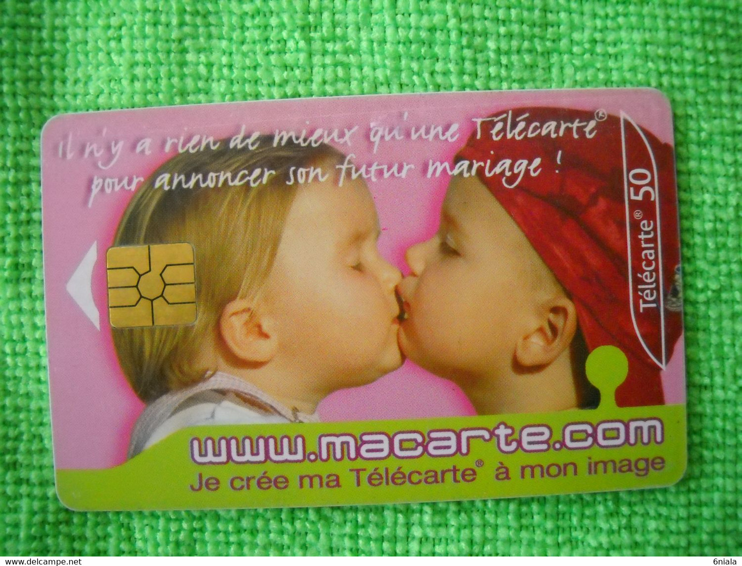 7262 Télécarte Collection MA CARTE . COM MARIAGE        ( Recto Verso)  Carte Téléphonique - 2001