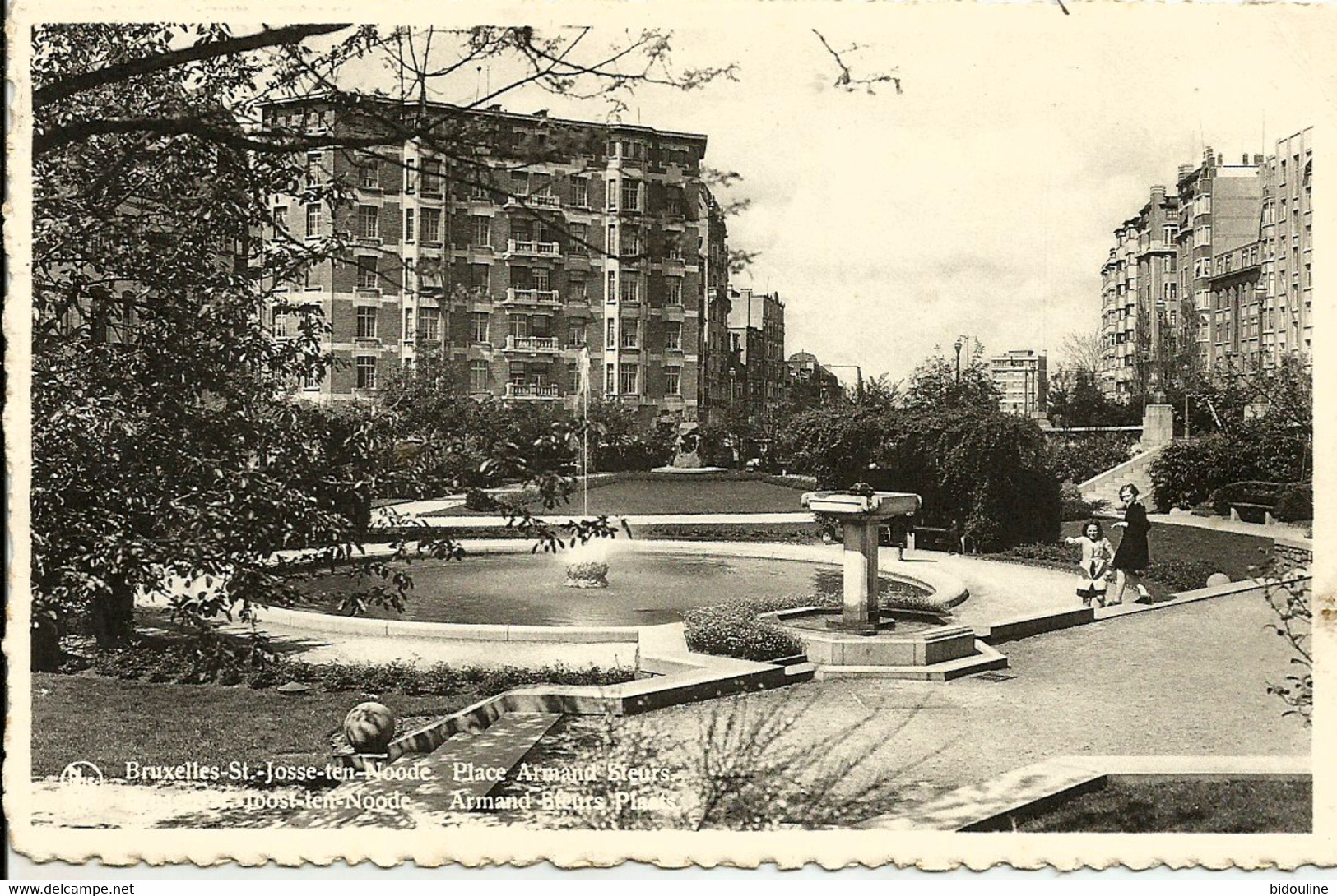 CPA-ST.JOSSE TEN NOODE " Place Armand Steurs " - St-Joost-ten-Node - St-Josse-ten-Noode