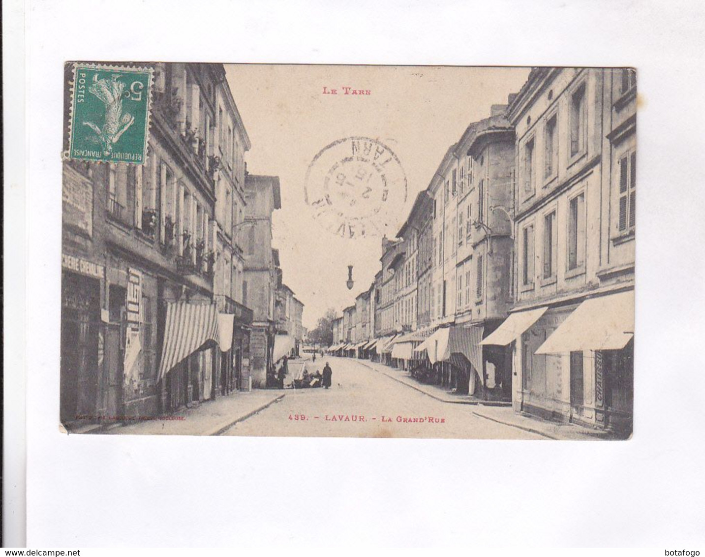 CPA DPT 81 LAVAUR, LA GRAND RUE En 1915! - Lavaur