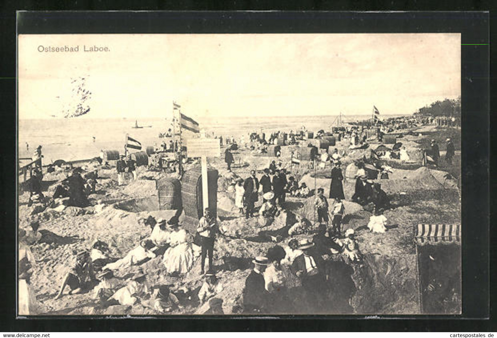 AK Ostseebad Laboe, Schöner Blick Auf Den Strand - Laboe