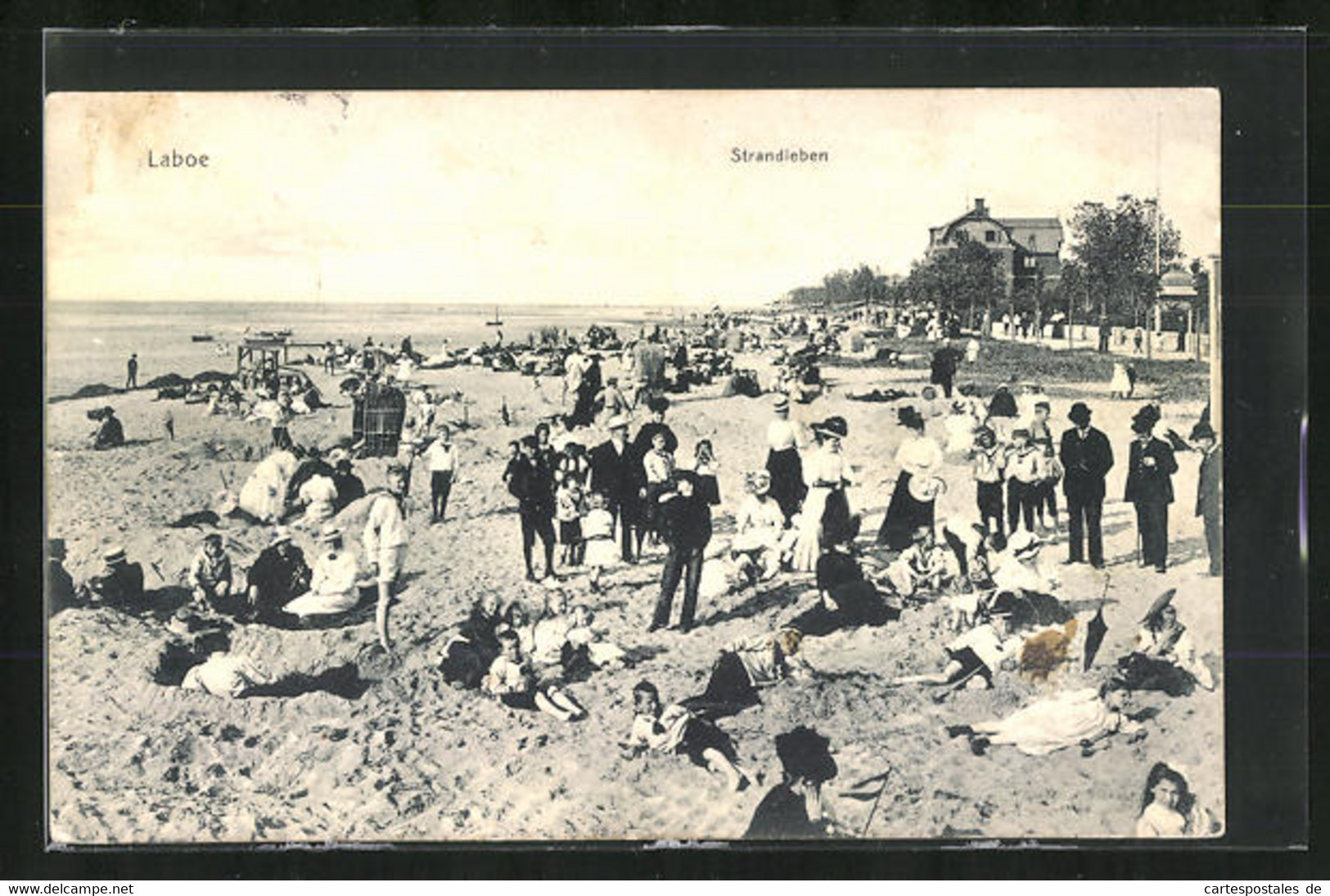 AK Ostseebad Laboe, Blick Auf Das Strandleben - Laboe