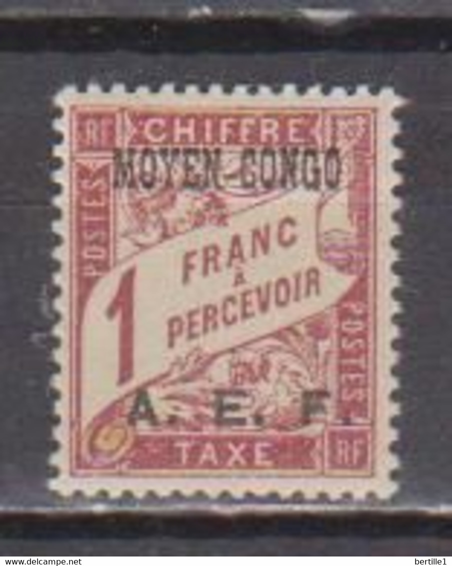 CONGO        N°  YVERT   TAXE  9  NEUF AVEC CHARNIERES      ( CHARN  04 / 16 ) - Unused Stamps