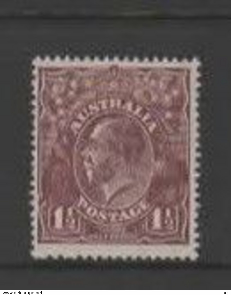Australia SG 55  1918  King George V Heads, 1.5d Red Brown ,Mint Never Hinged, - Neufs