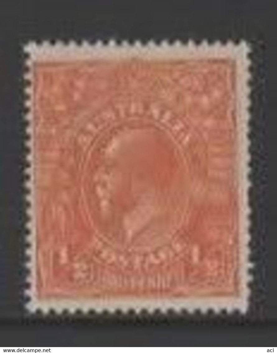 Australia SG 56  1923  King George V Heads, Half Penny Orange ,Mint Never Hinged - Neufs