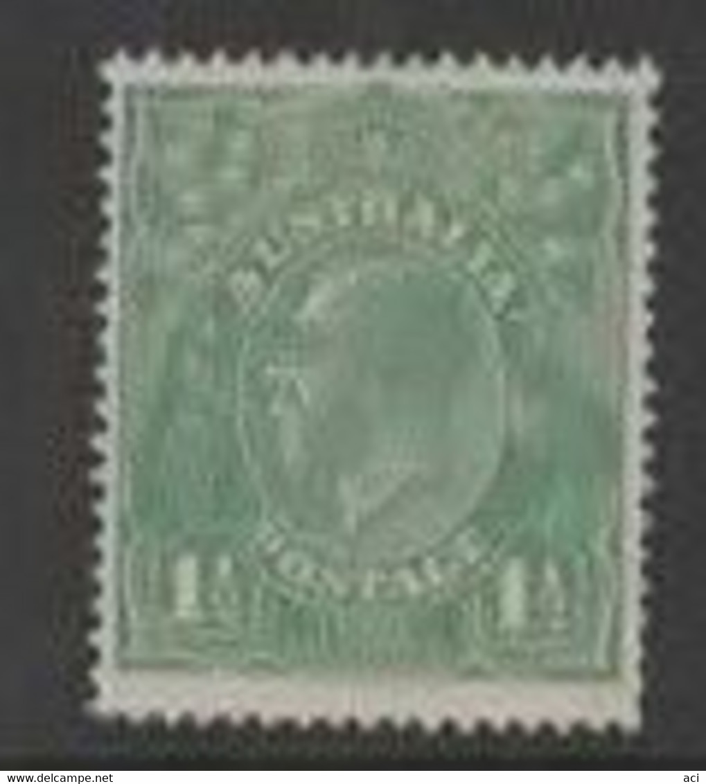 Australia SG 61  1922  King George V Heads, 1.5 D Green ,Mint Never Hinged, E 8.00 - Mint Stamps