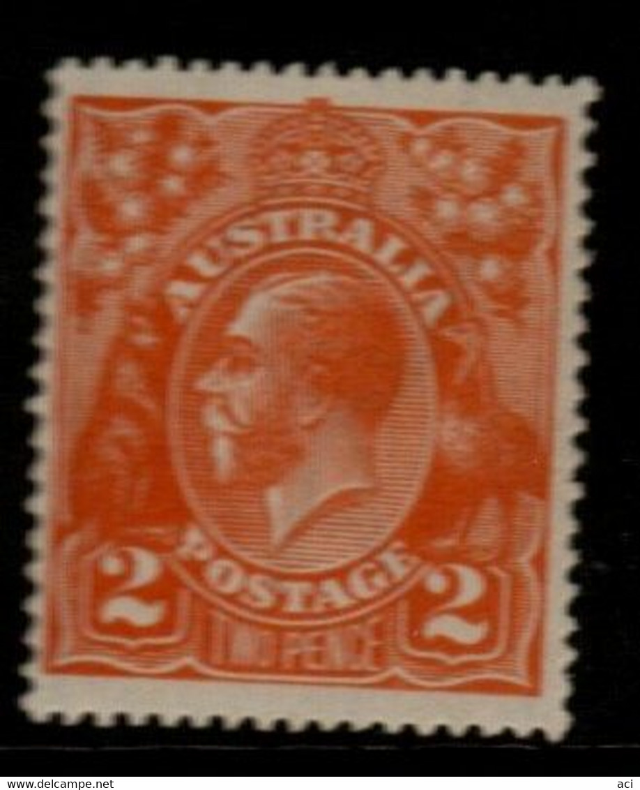 Australia SG 62  1920  King George V Heads, 2d Brown-orange ,Mint Never Hinged - Ungebraucht