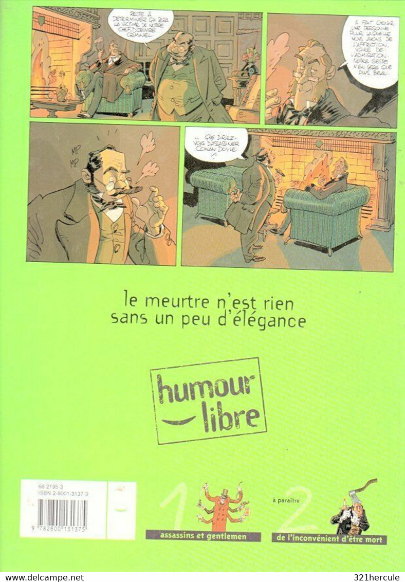 Bd Green Manor T 1 Assassins Gentlemen Bodart Vehlmann éditions Humour Libre EO - First Copies