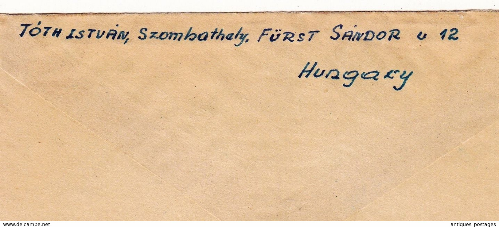 Lettre 1857 Hongrie Szombathely Sétif Algérie Jeux Olympique Melbourne Australia Magyarország - Covers & Documents