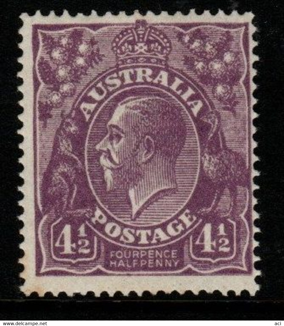 Australia SG 81  1924  King George V Heads, 4 .5 D Violet ,Mint Never Hinged - Nuovi