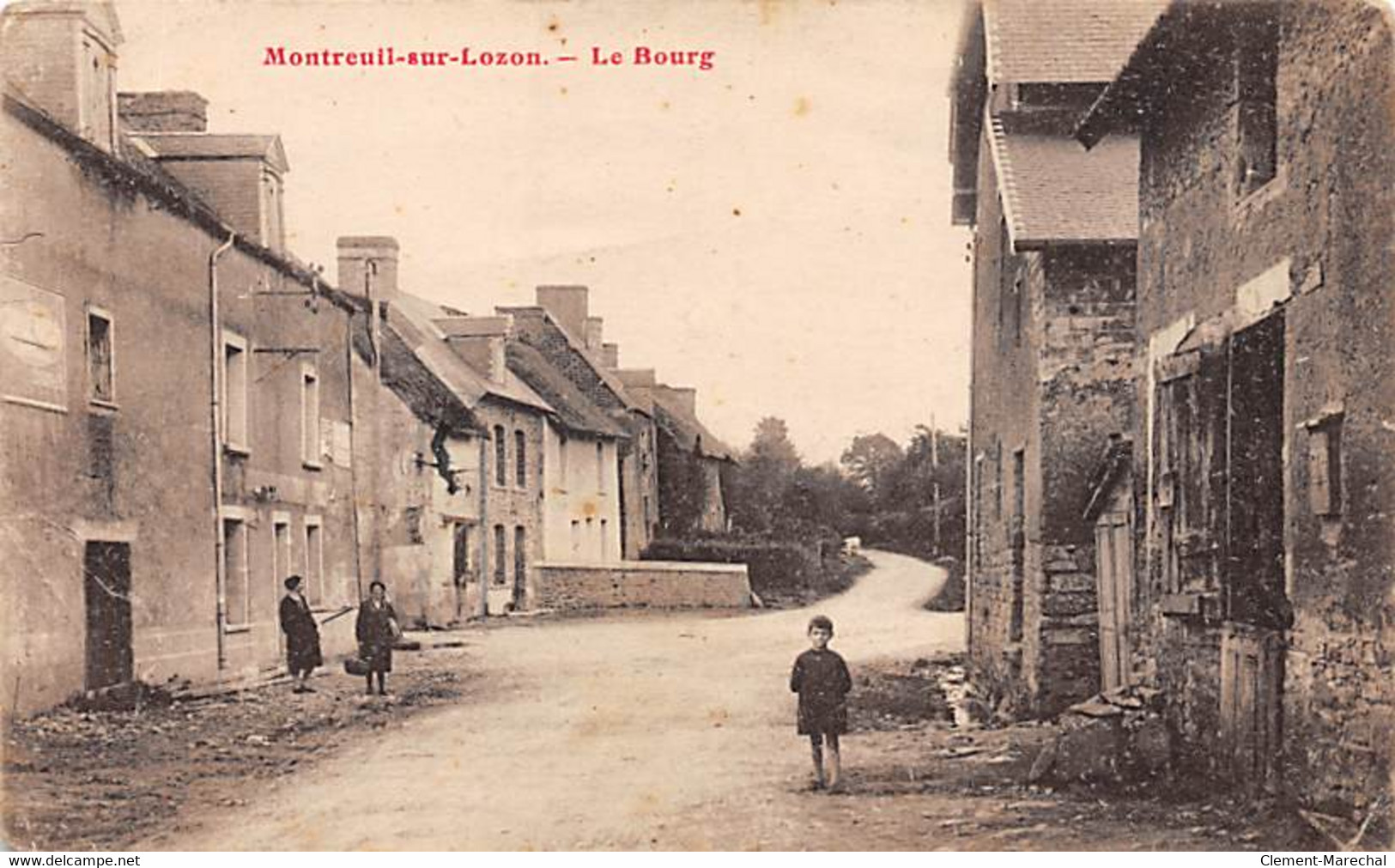 MONTREUIL SUR LOZON - Le Bourg - Très Bon état - Other & Unclassified