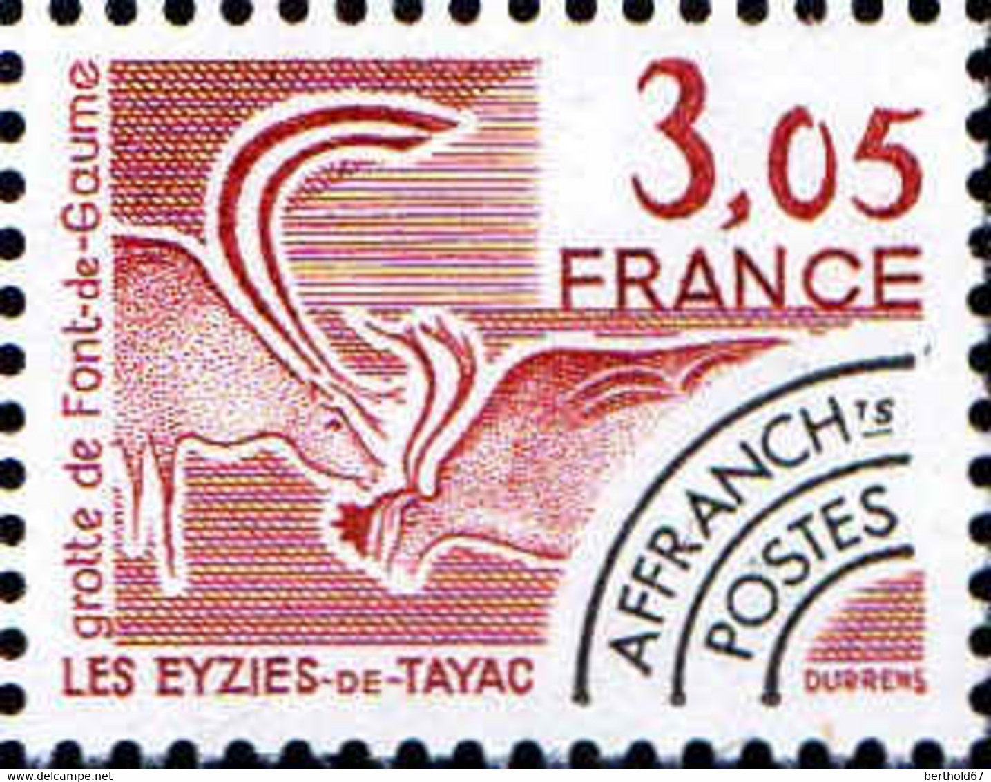 France Préo N** Yv:173 Mi:2244 Ezies-de-Tayac Grotte De Fond-de-Gaume (Thème) - Archeologie